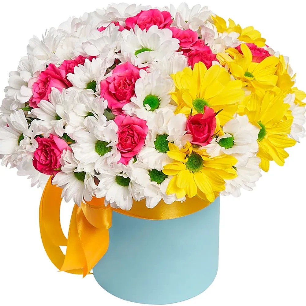 Цветы в коробке 