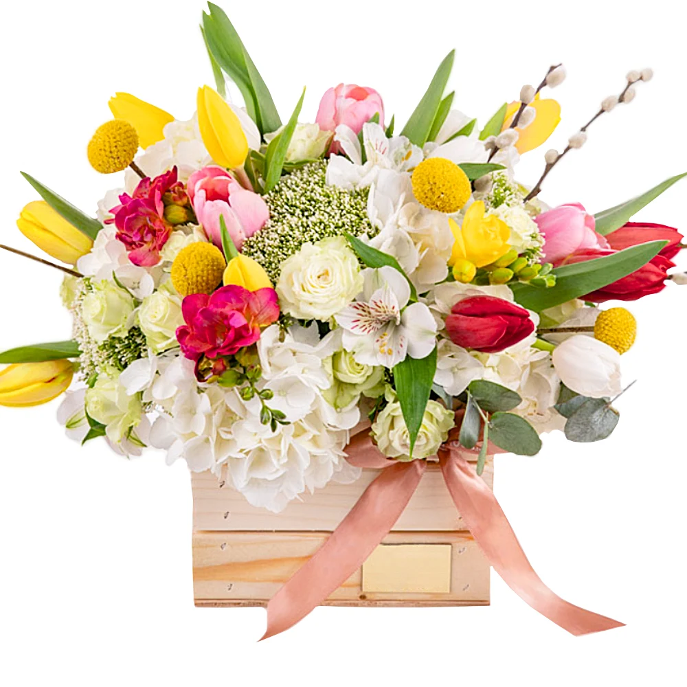 Композиция в ящике 