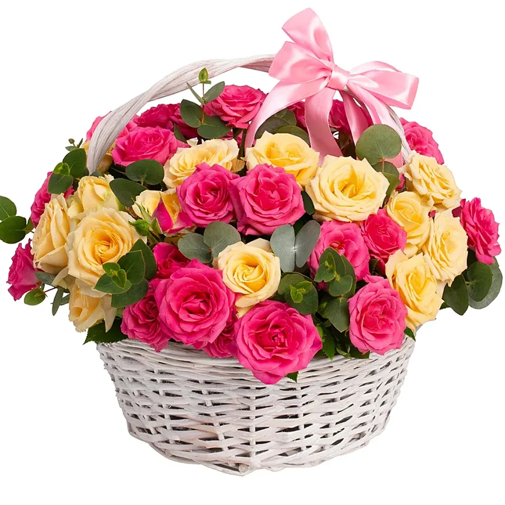 Корзина с цветами 